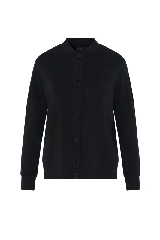 Maternity Cropped Sweat Shirt Cardigan made by Zulily