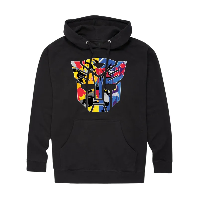 Transformers - Color Block Logo - Men's Pullover Hoodie made by Zulily