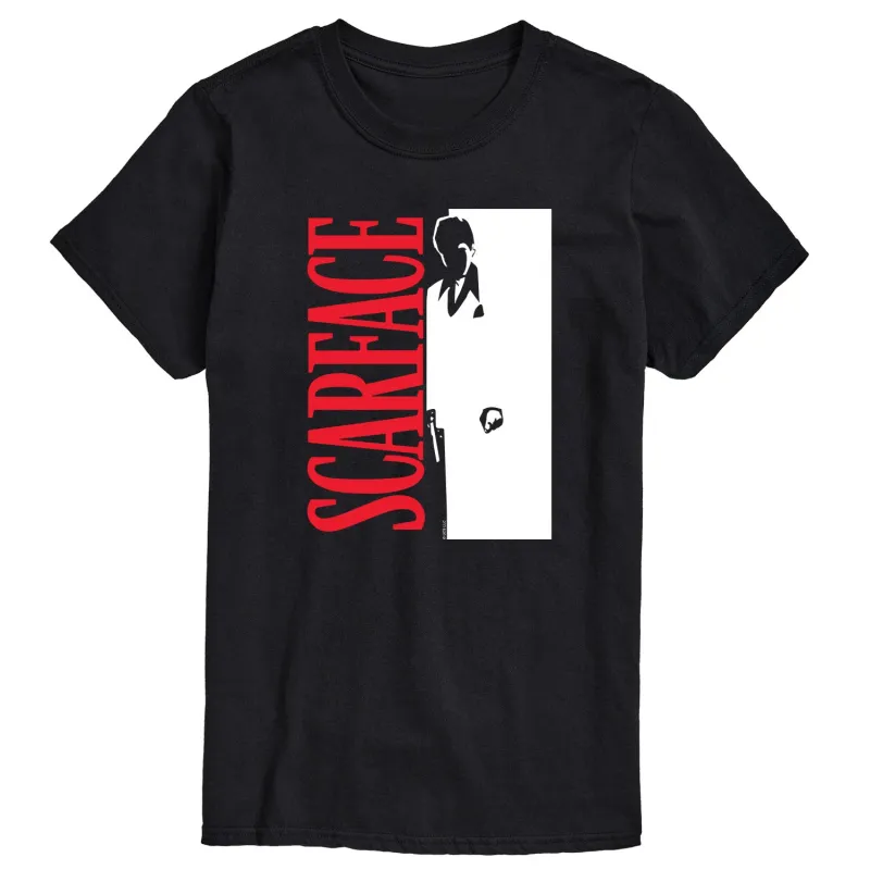 Scarface - Logo Tony Silhouette - Men's Short Sleeve Graphic T-Shirt made by Zulily