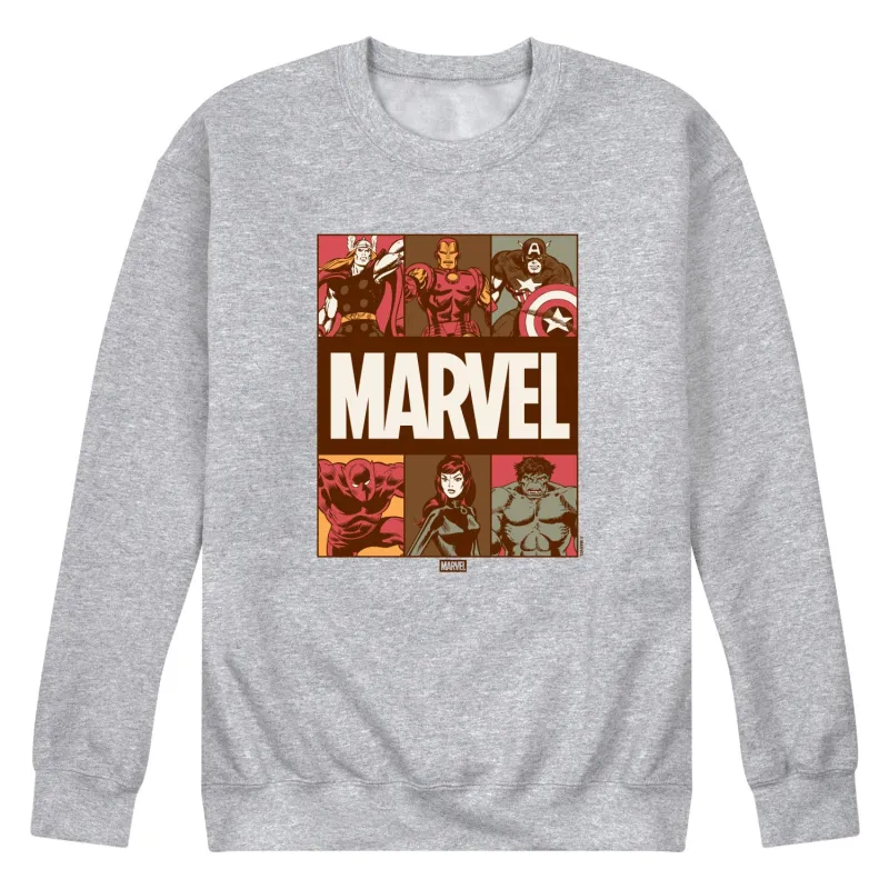 Marvel - Fall Marvel - Men's Long Sleeve Crew Fleece Sweatshirt made by Marvel