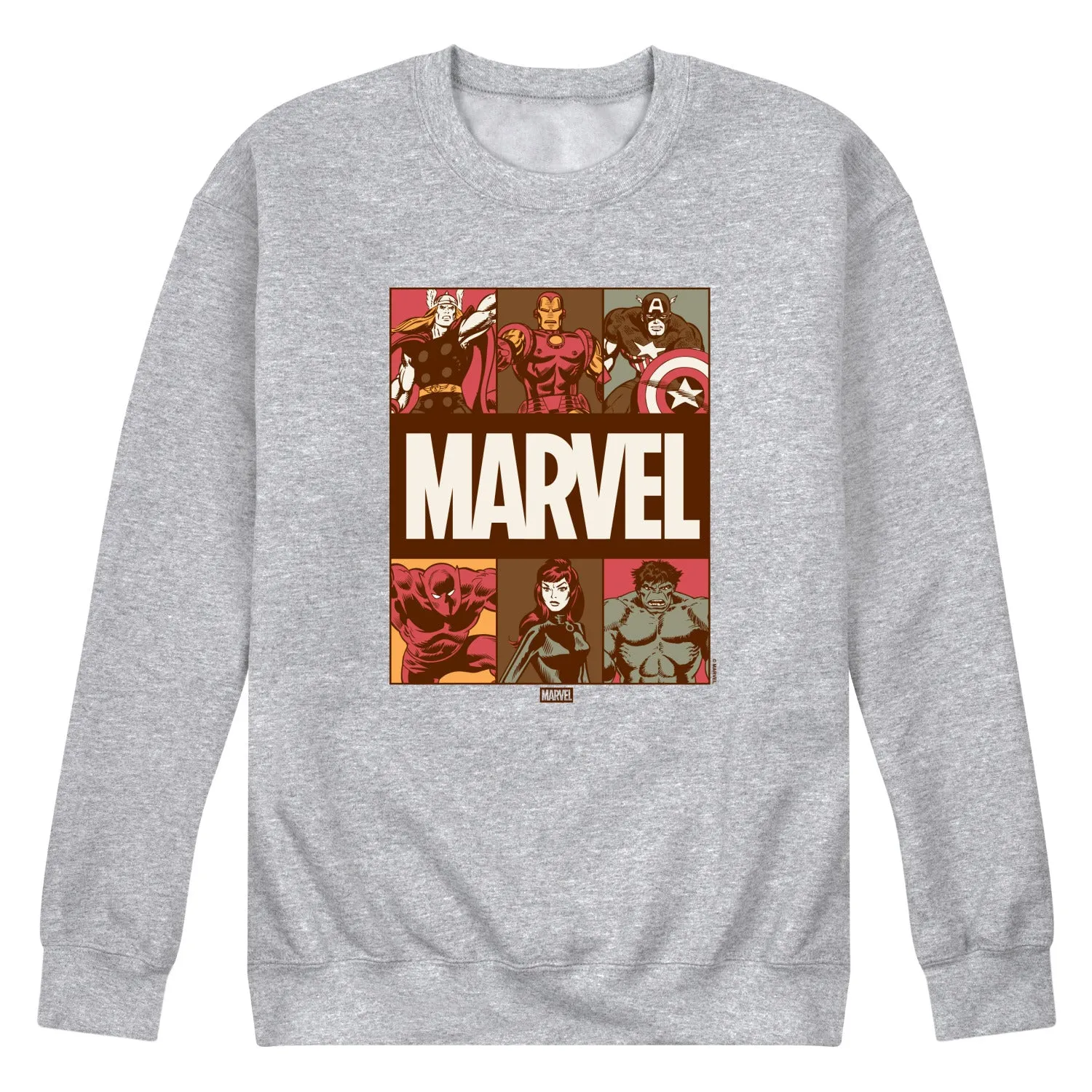 Marvel - Fall Marvel - Men's Long Sleeve Crew Fleece Sweatshirt sold by Zulily