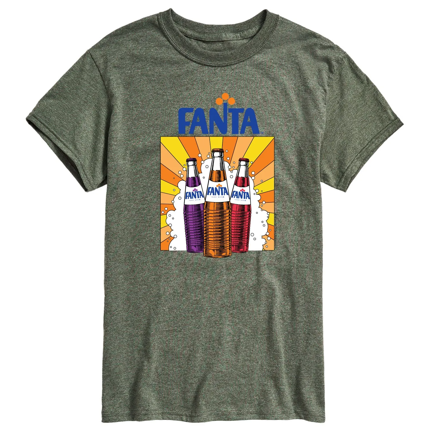 Fanta - 70s Pop Style - Men's Short Sleeve Graphic T-Shirt sold by Zulily