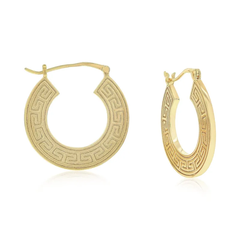 Greek Designed Hoops made by Zulily