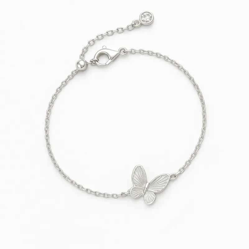 Crystal Butterfly Bracelet made by Zulily