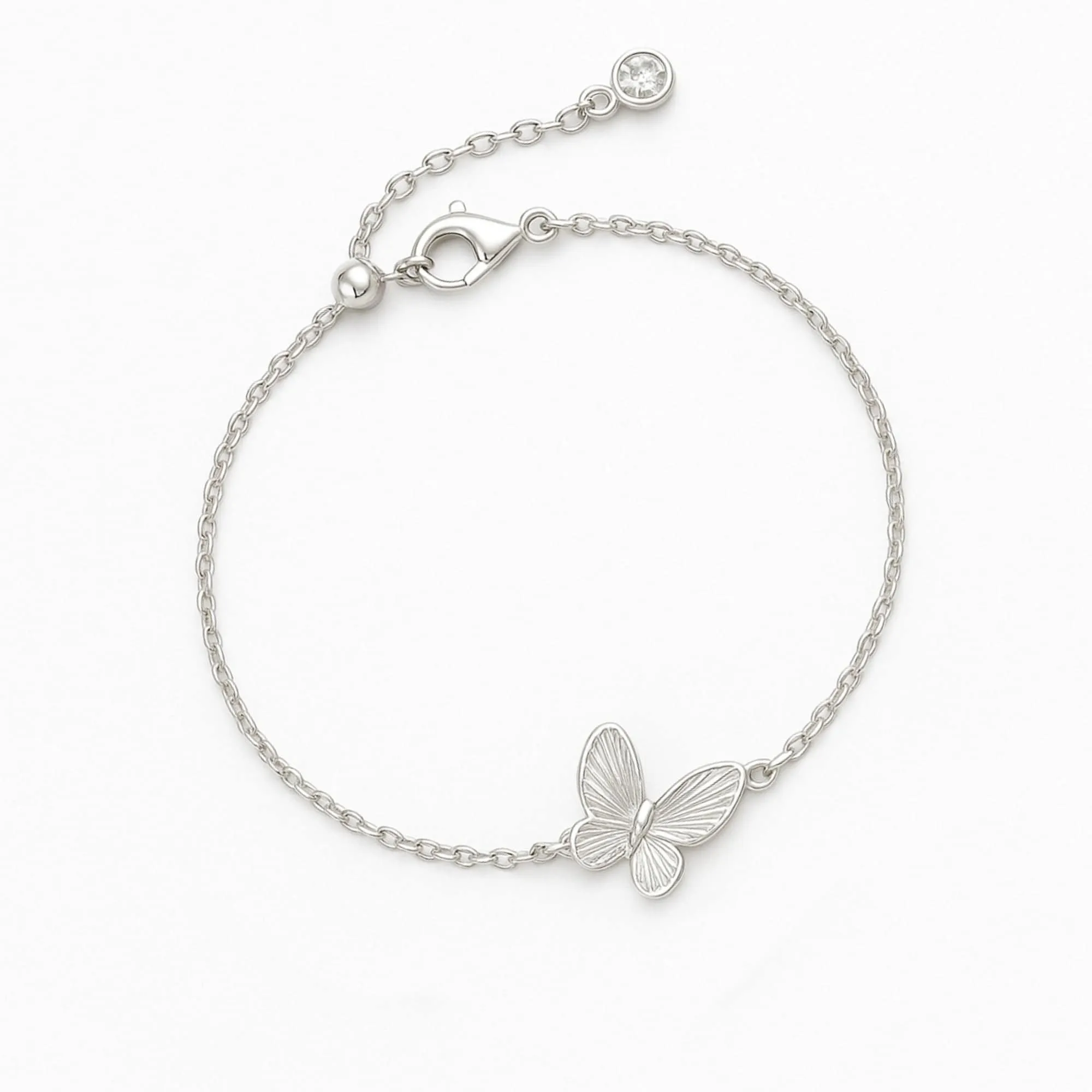 Crystal Butterfly Bracelet sold by Zulily