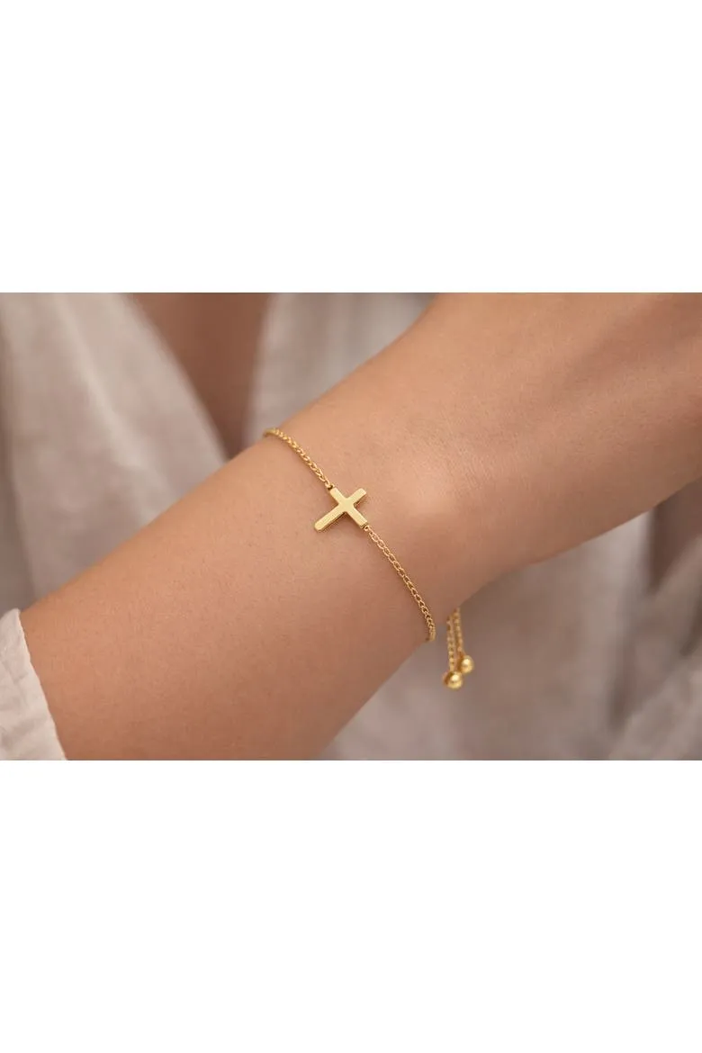 Adjustable Cross Bracelet sold by Zulily product image thumbnail 2