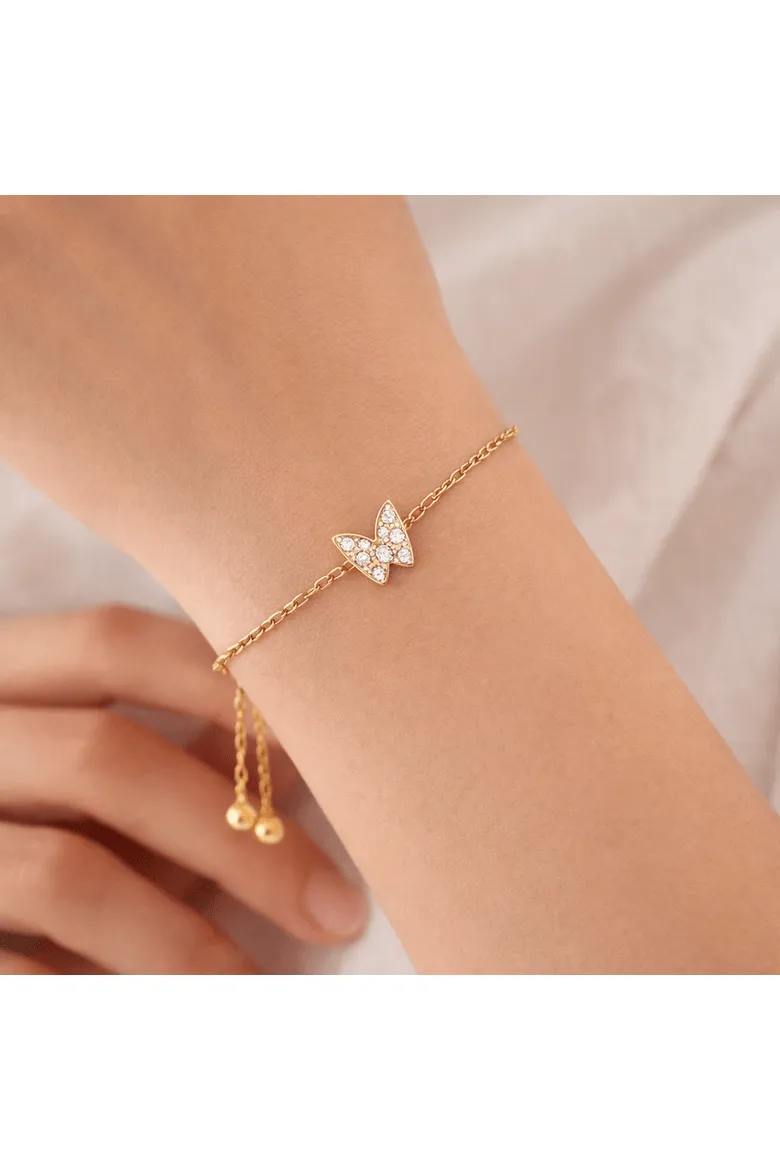 Adjustable Butterfly Bracelet sold by Zulily product image thumbnail 2