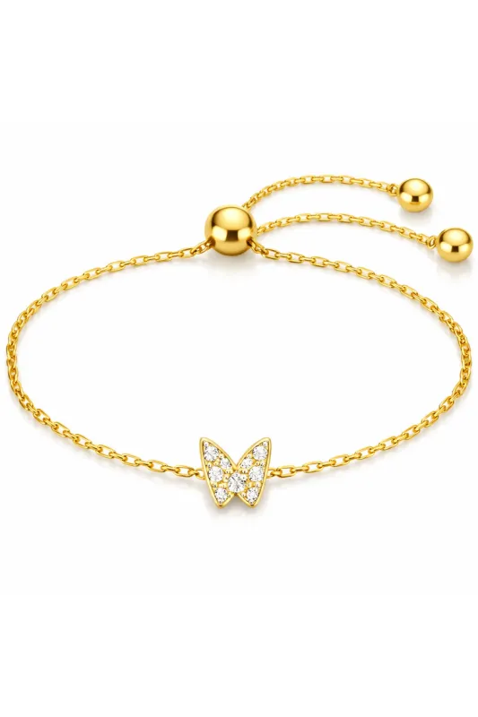 Adjustable Butterfly Bracelet made by Zulily