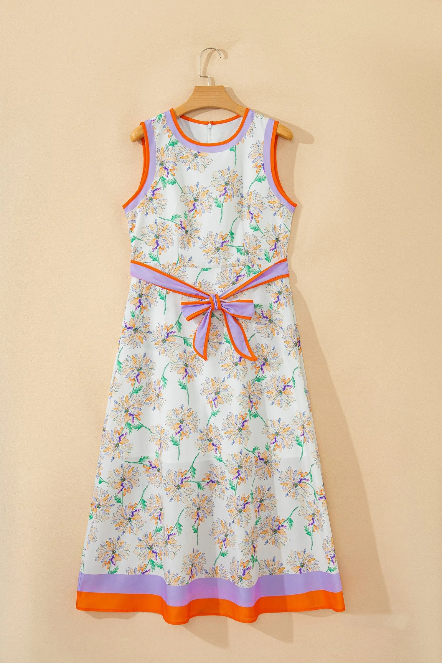 Threaded Pear Daphne Belted Sleeveless Maxi Dress sold by Zulily product image thumbnail 3