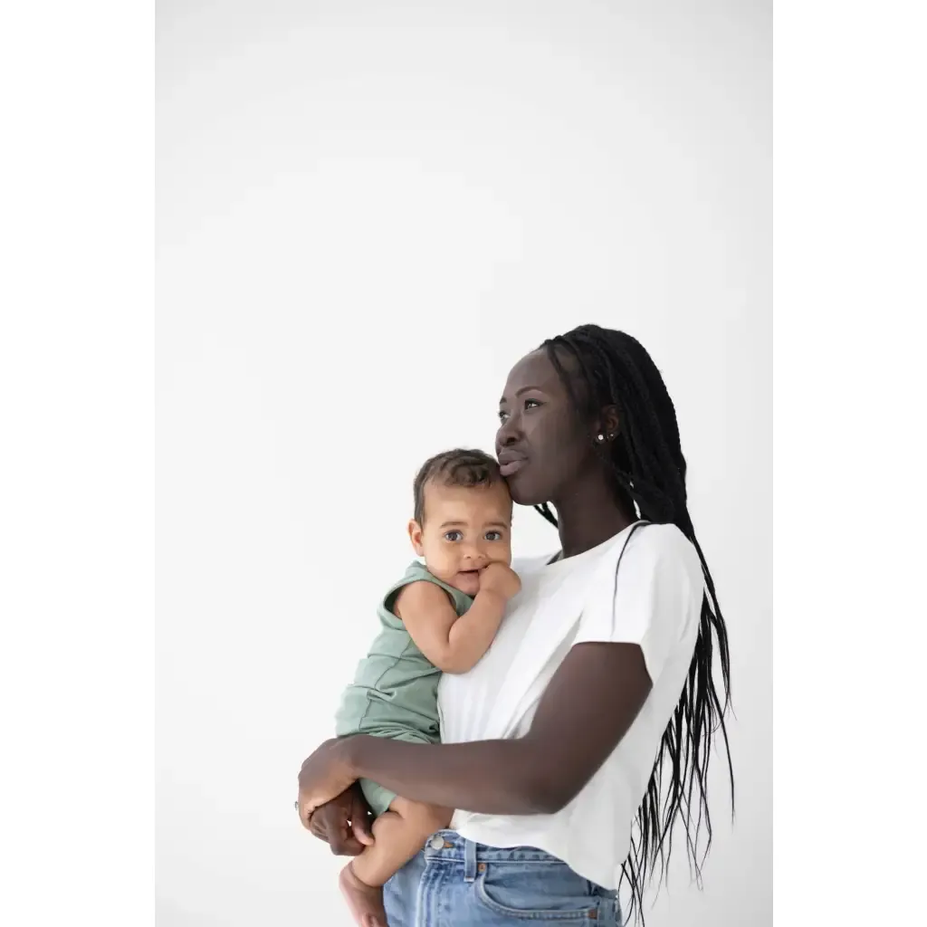 The Mom Crop in Antique White sold by Zulily product image thumbnail 4
