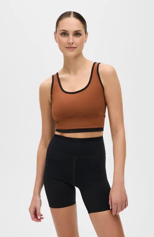 Lisse Bra Chestnut/Black made by Zulily