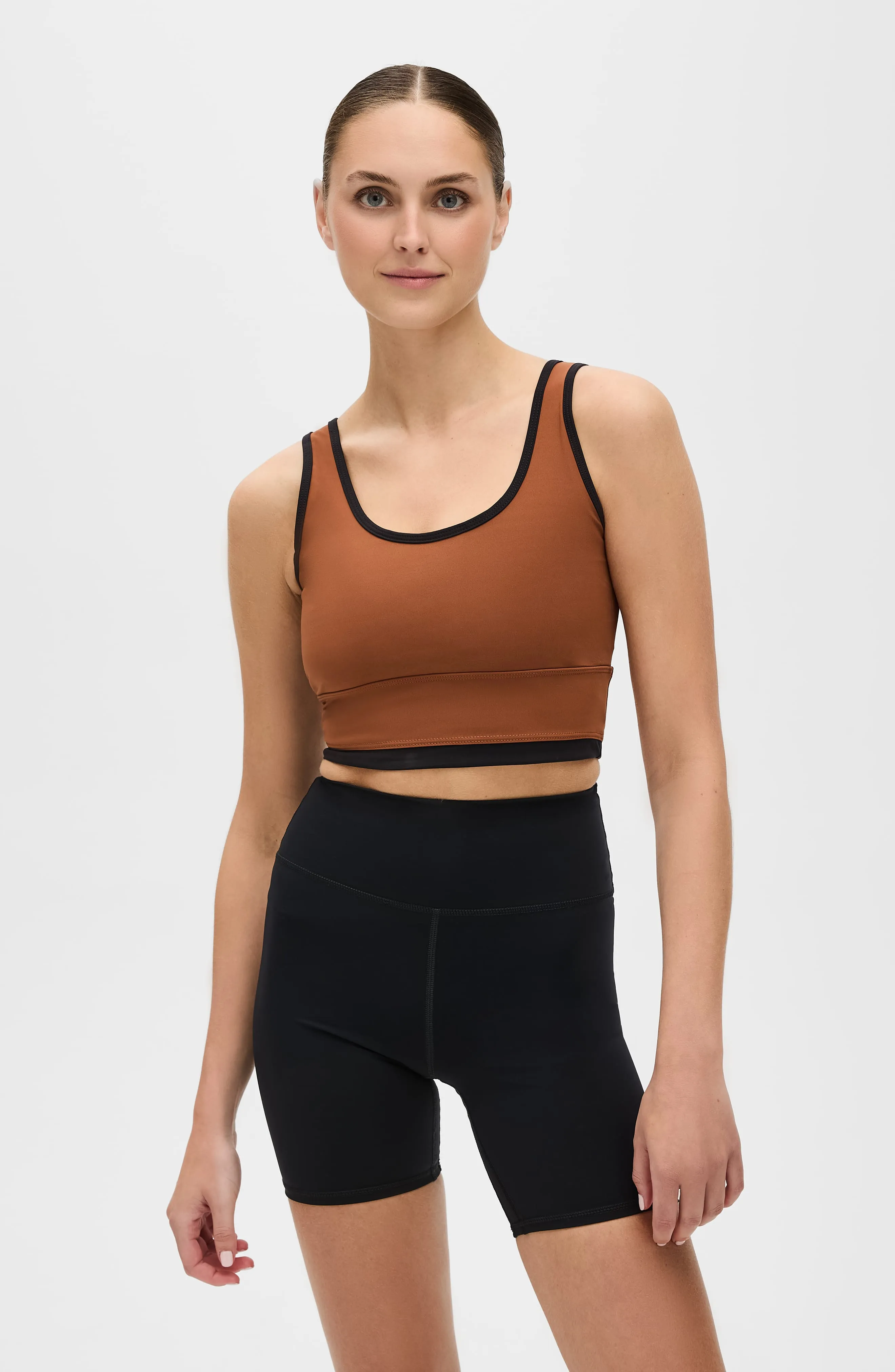 Lisse Bra Chestnut/Black sold by Zulily