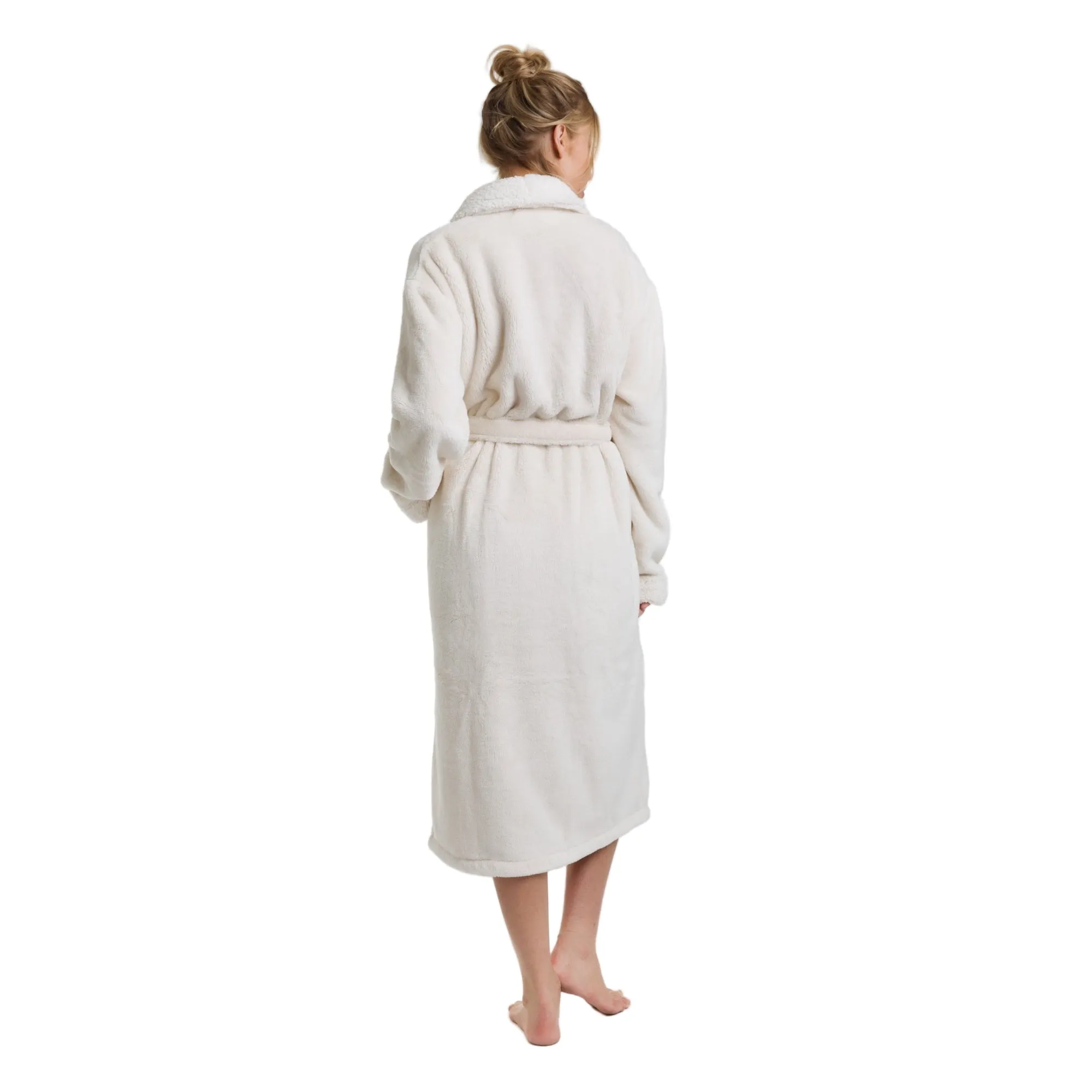 Cloud Soft Sherpa Fleece Robe sold by Zulily product image thumbnail 4