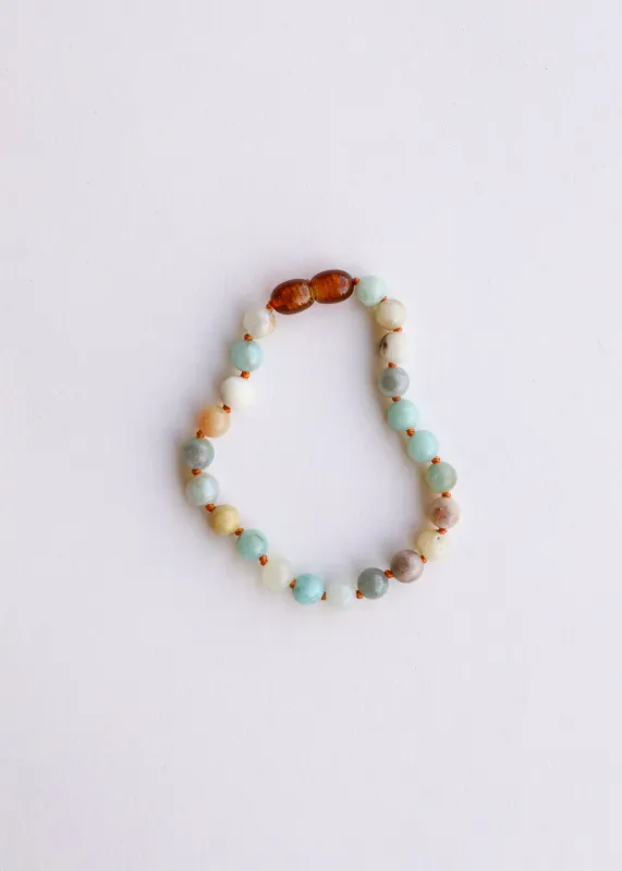 Natural Amazonite Gemstone || Beaded Anklet or Bracelet made by Zulily