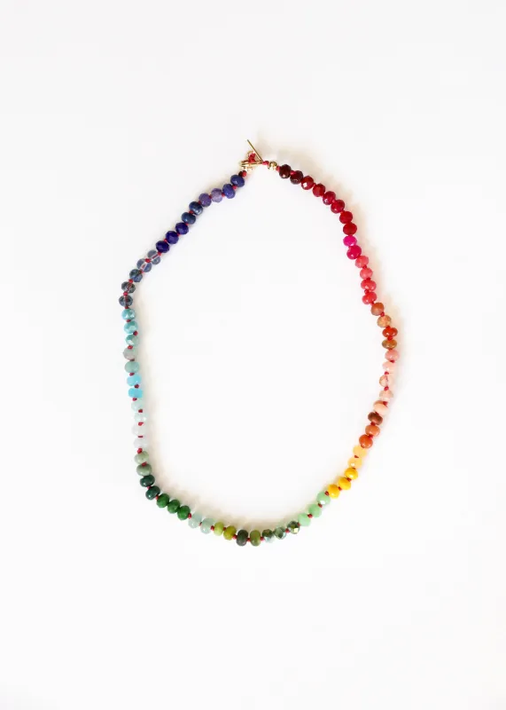 Natural Gemstone Necklace + 14k Gold Filled Toggle : Key West made by Zulily