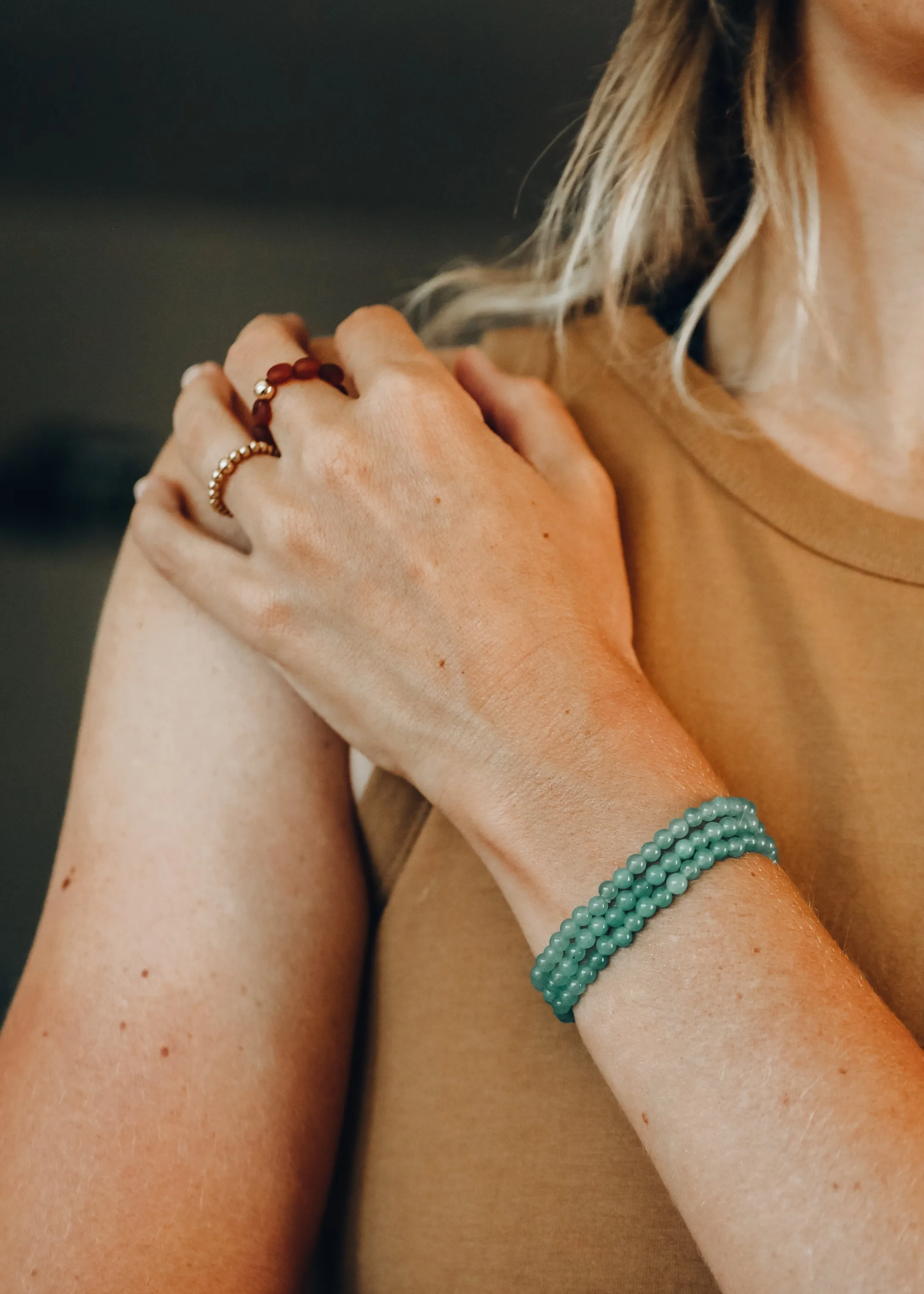Polished Aventurine || Adult Bracelet sold by Zulily