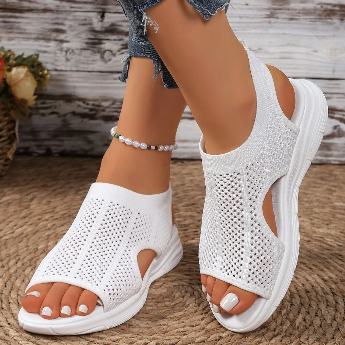 Breathable Mesh Open Toe Sandals sold by Zulily product image thumbnail 5