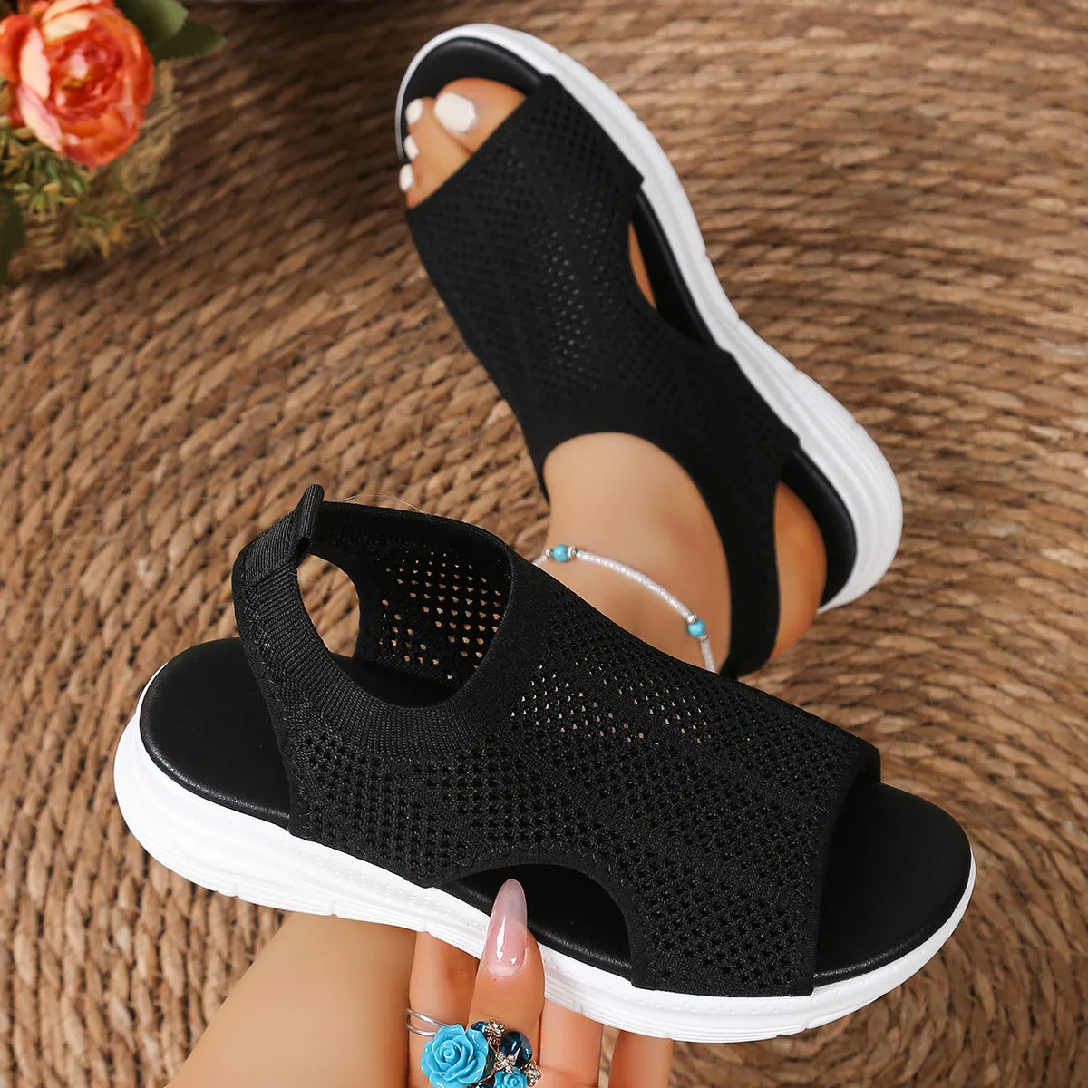 Breathable Mesh Open Toe Sandals sold by Zulily product image thumbnail 2