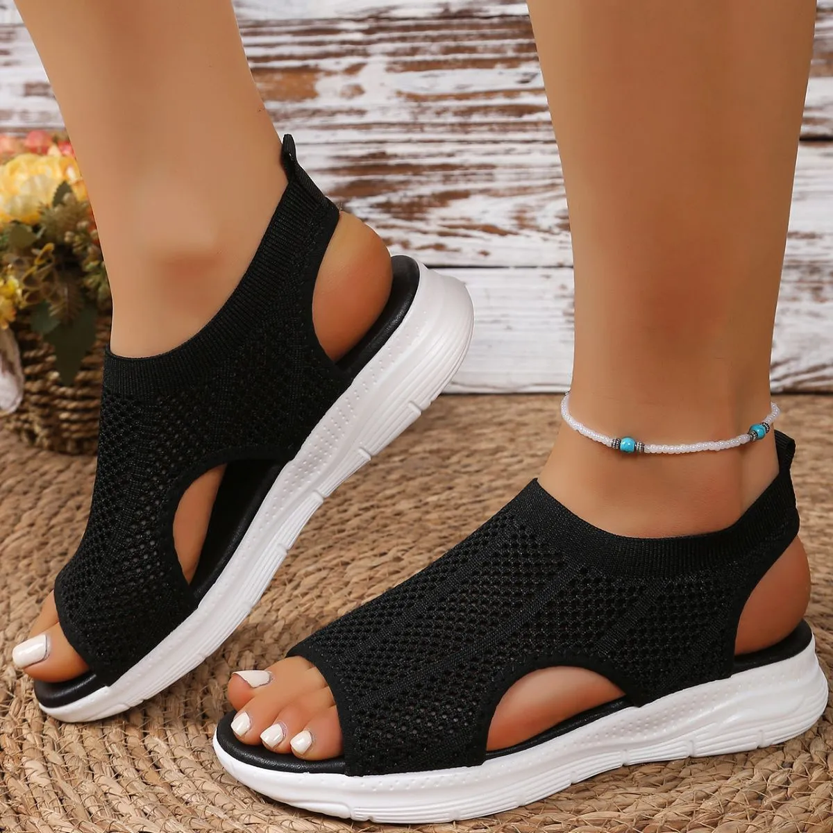 Breathable Mesh Open Toe Sandals sold by Zulily product image thumbnail 3