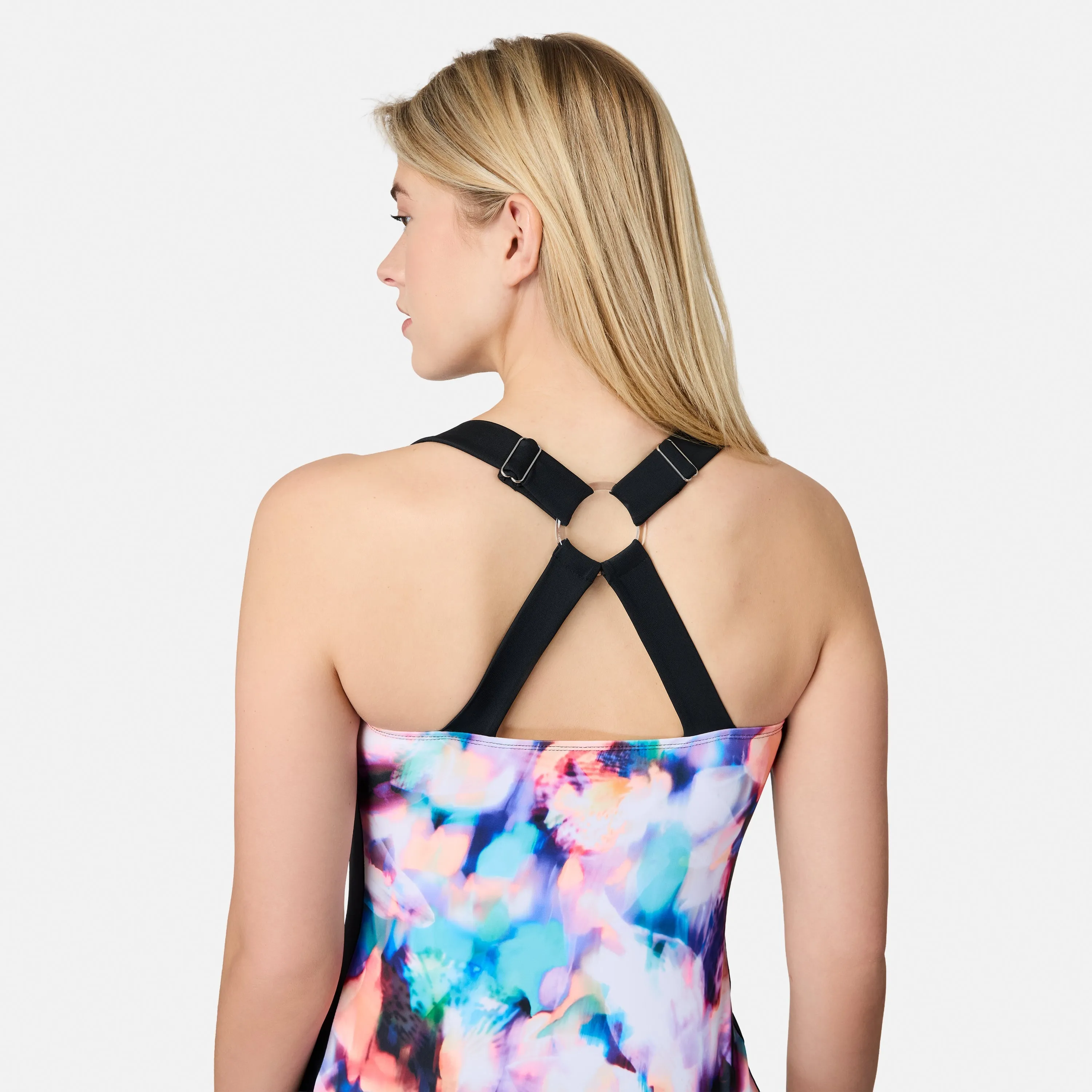 Women's Prism Floral Shirred Front Tankini Top sold by Zulily product image thumbnail 2