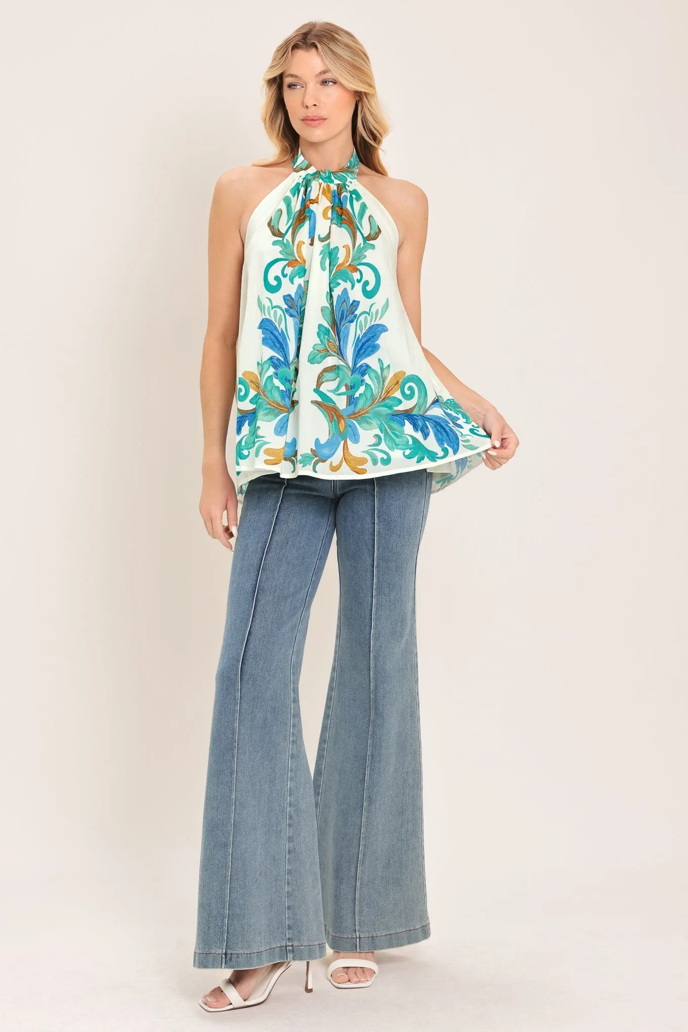 Cerulean Charm Woven Top sold by Zulily product image thumbnail 3