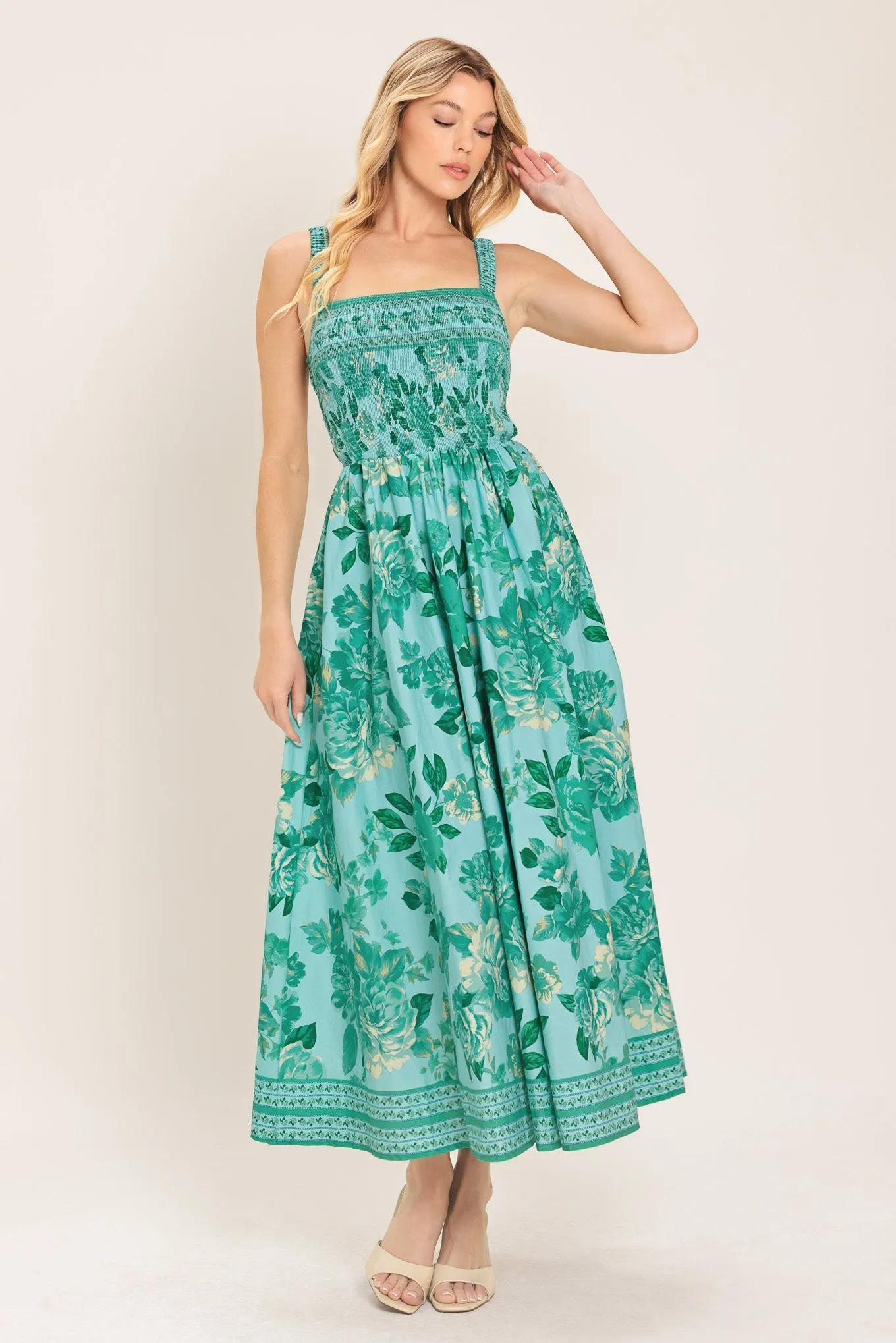 Mint Paradiso Woven Midi Dress sold by Zulily product image thumbnail 5