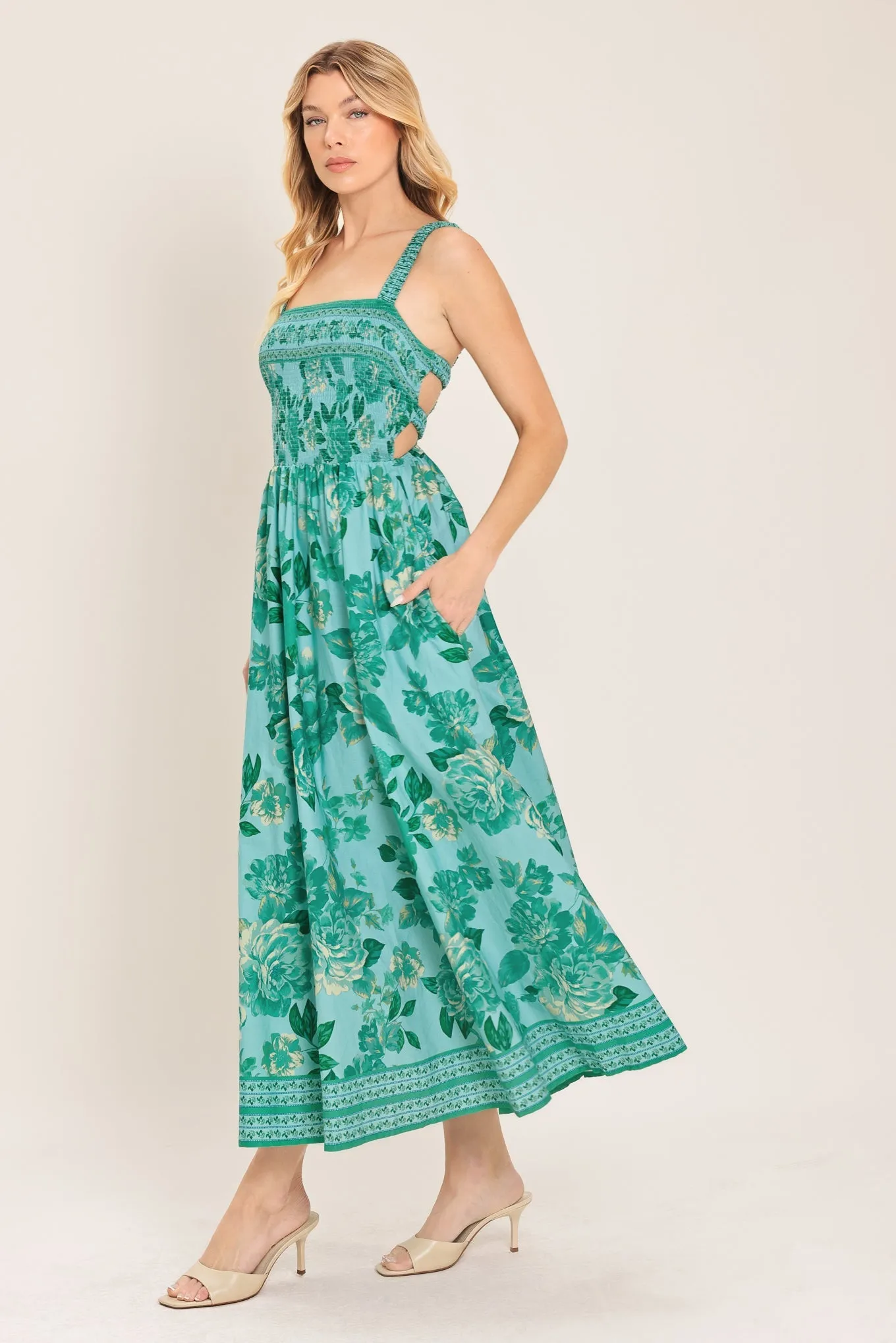 Mint Paradiso Woven Midi Dress sold by Zulily product image thumbnail 4