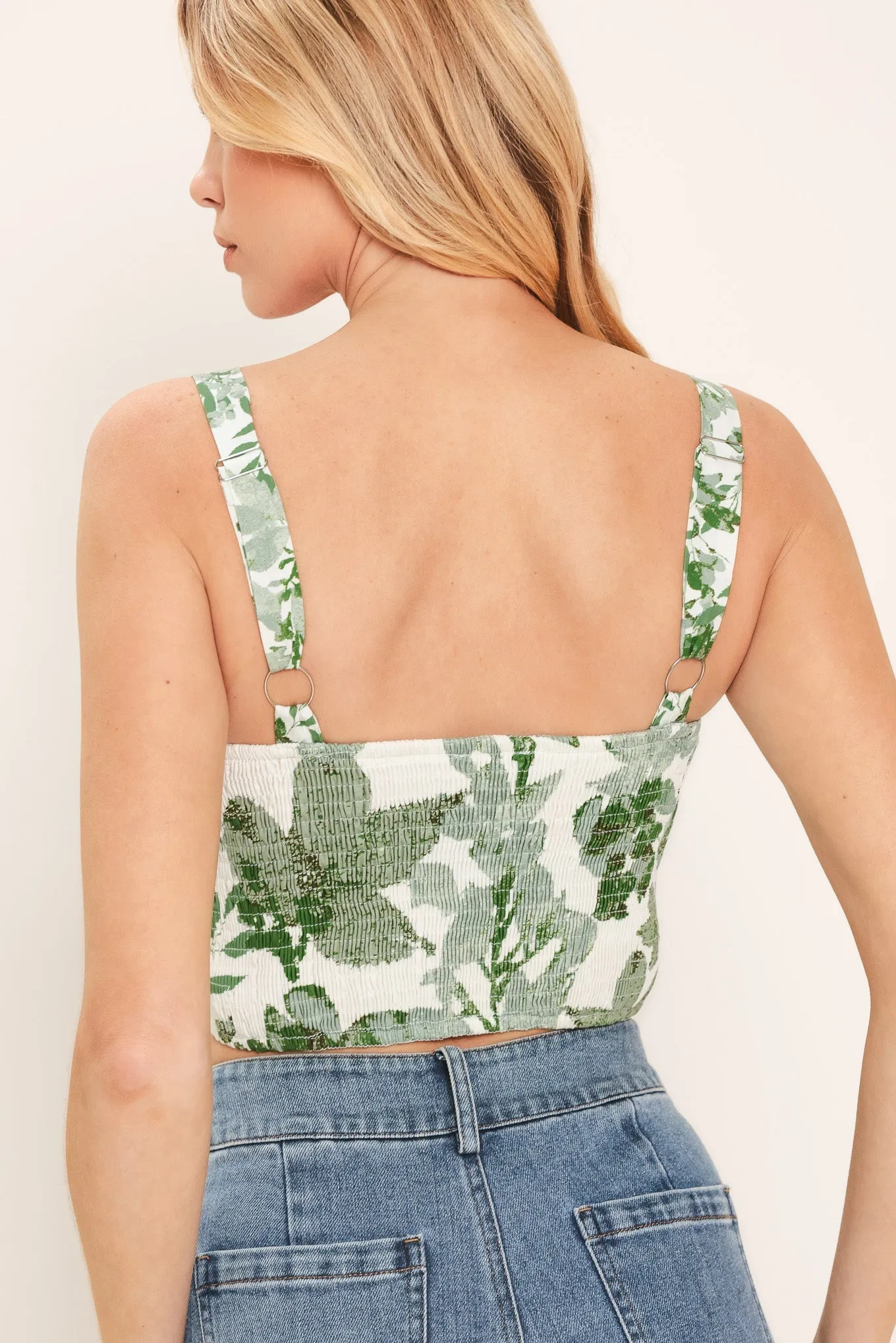 Greenhouse Romance Woven Bustier Top sold by Zulily product image thumbnail 2