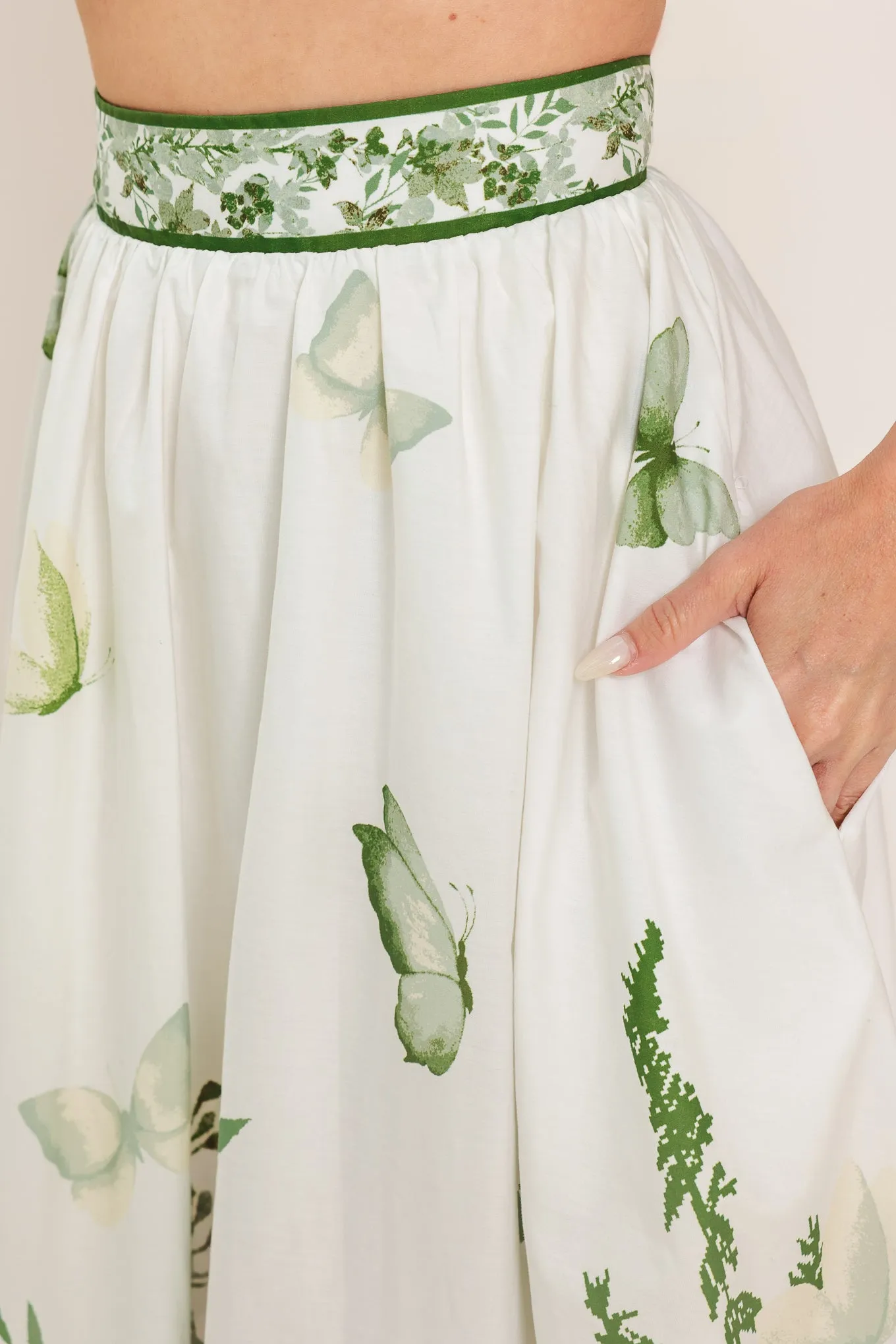 Greenhouse Romance Woven Maxi Skirt sold by Zulily product image thumbnail 3