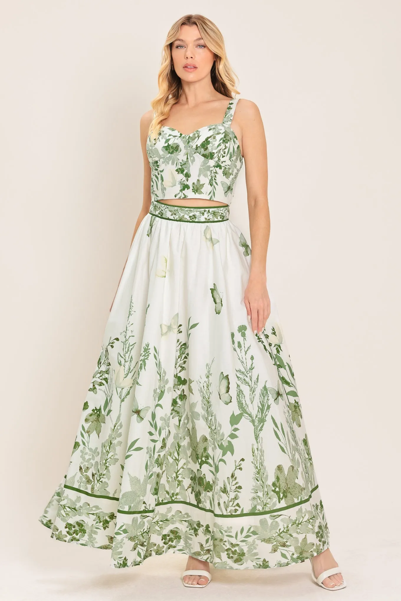 Greenhouse Romance Woven Maxi Skirt sold by Zulily product image thumbnail 4