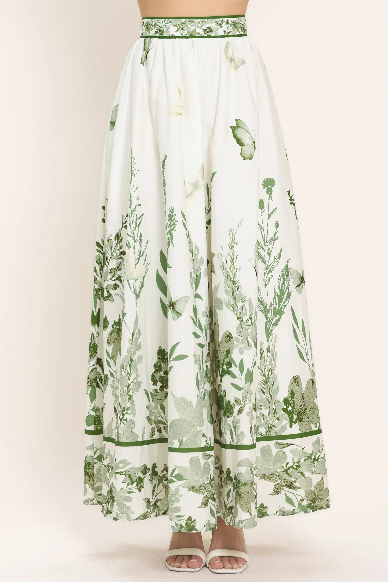 Greenhouse Romance Woven Maxi Skirt sold by Zulily