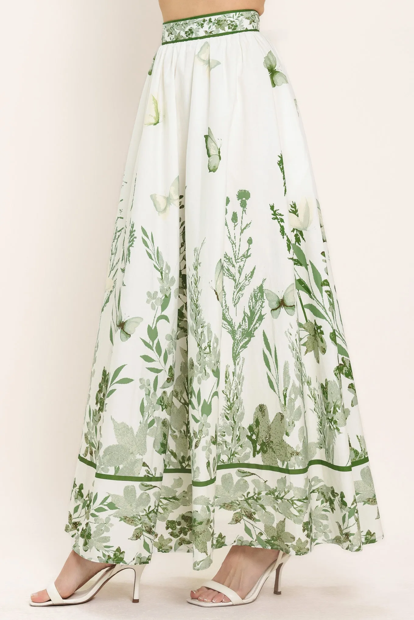 Greenhouse Romance Woven Maxi Skirt sold by Zulily product image thumbnail 5