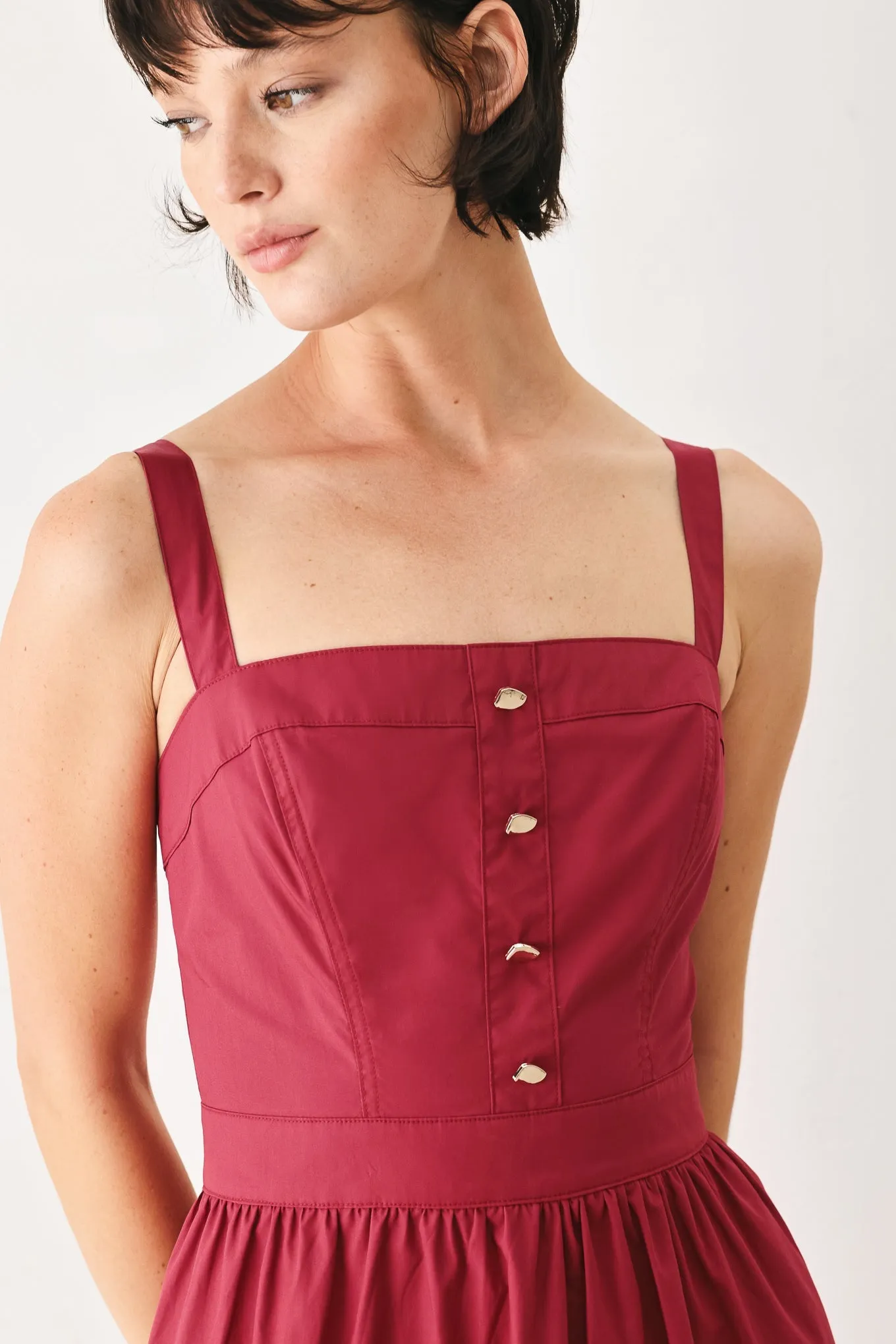 Berry Romance Woven Midi Dress sold by Zulily product image thumbnail 2