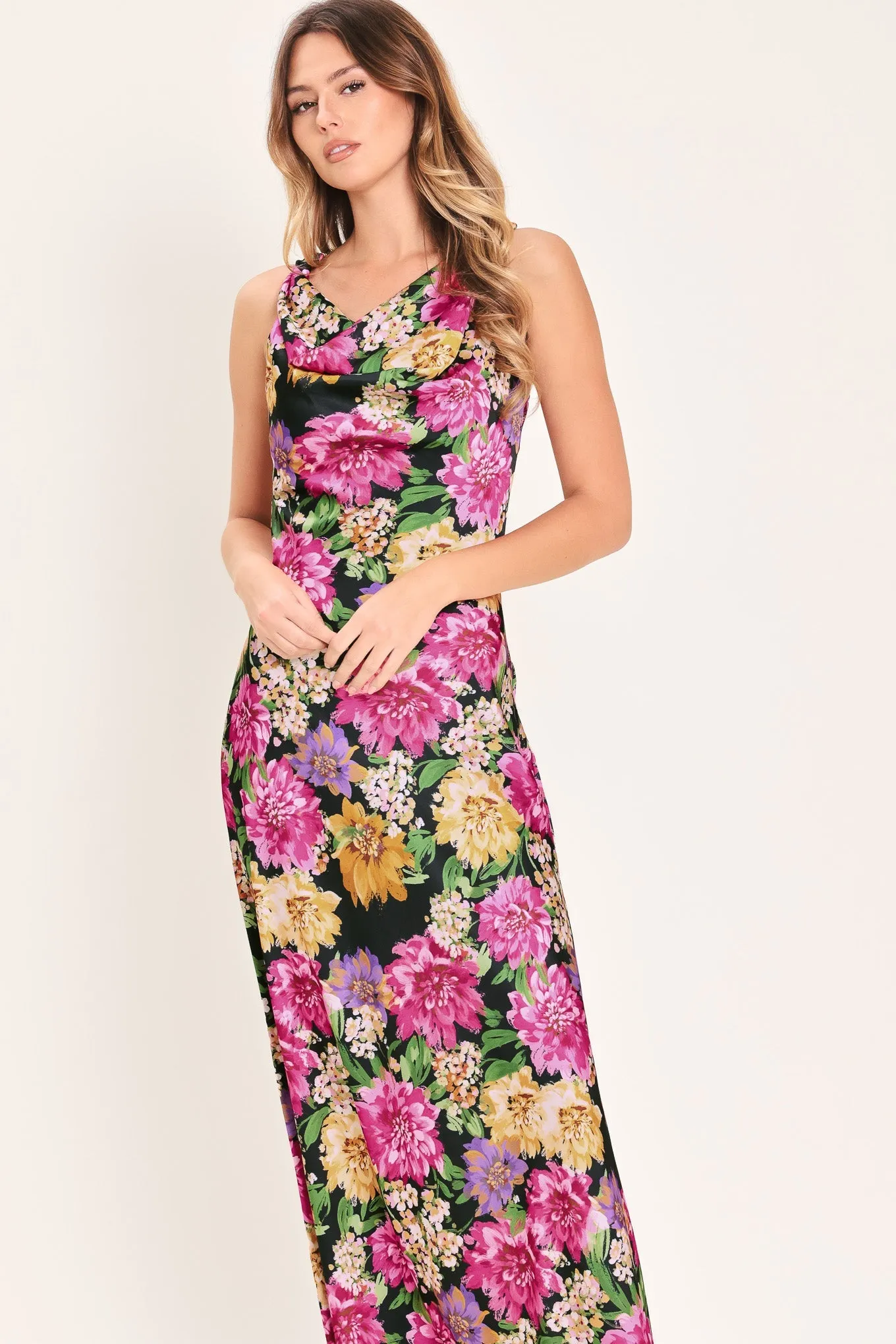Midnight Garden Woven Midi Dress sold by Zulily product image thumbnail 5