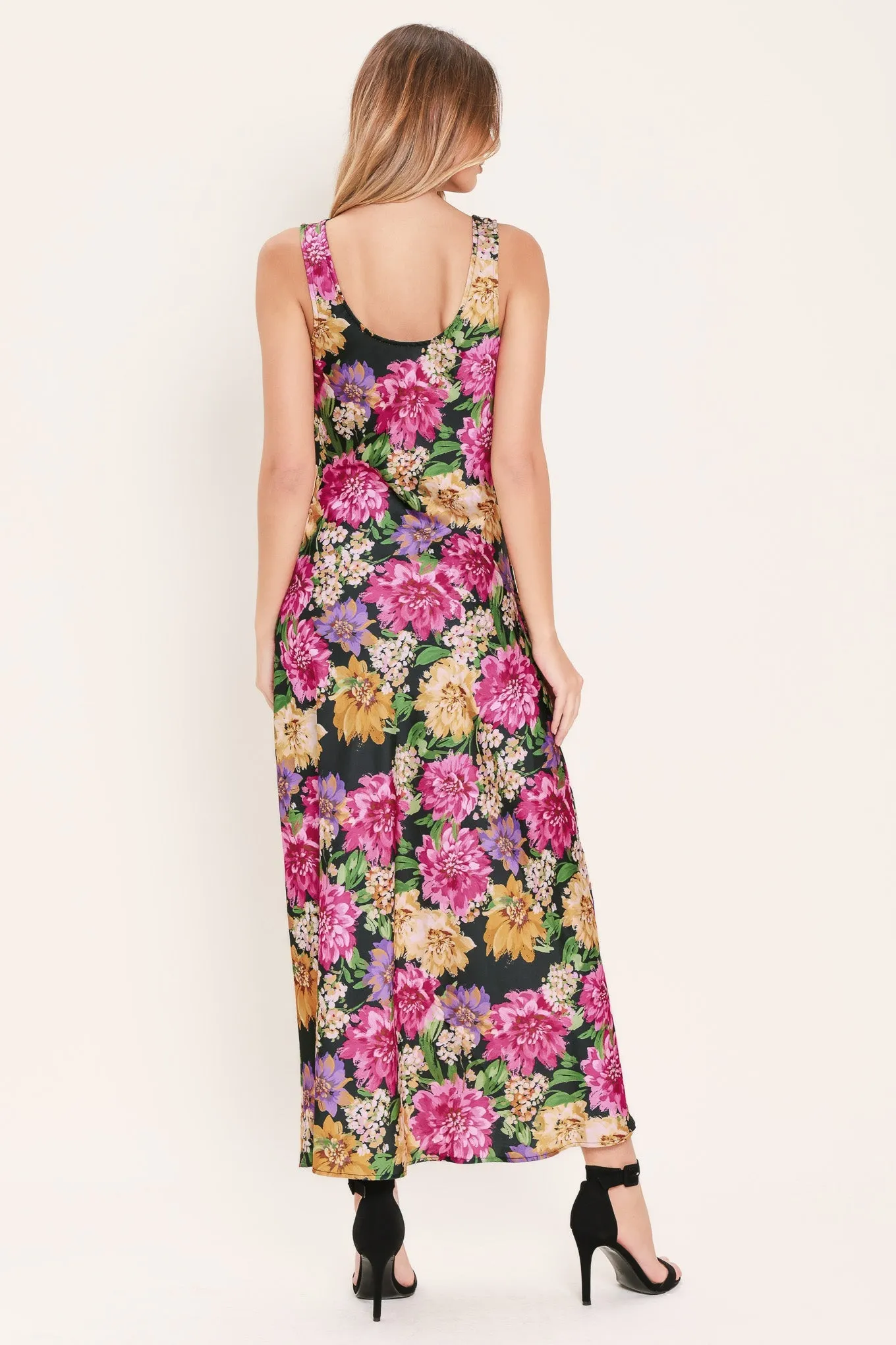 Midnight Garden Woven Midi Dress sold by Zulily product image thumbnail 2