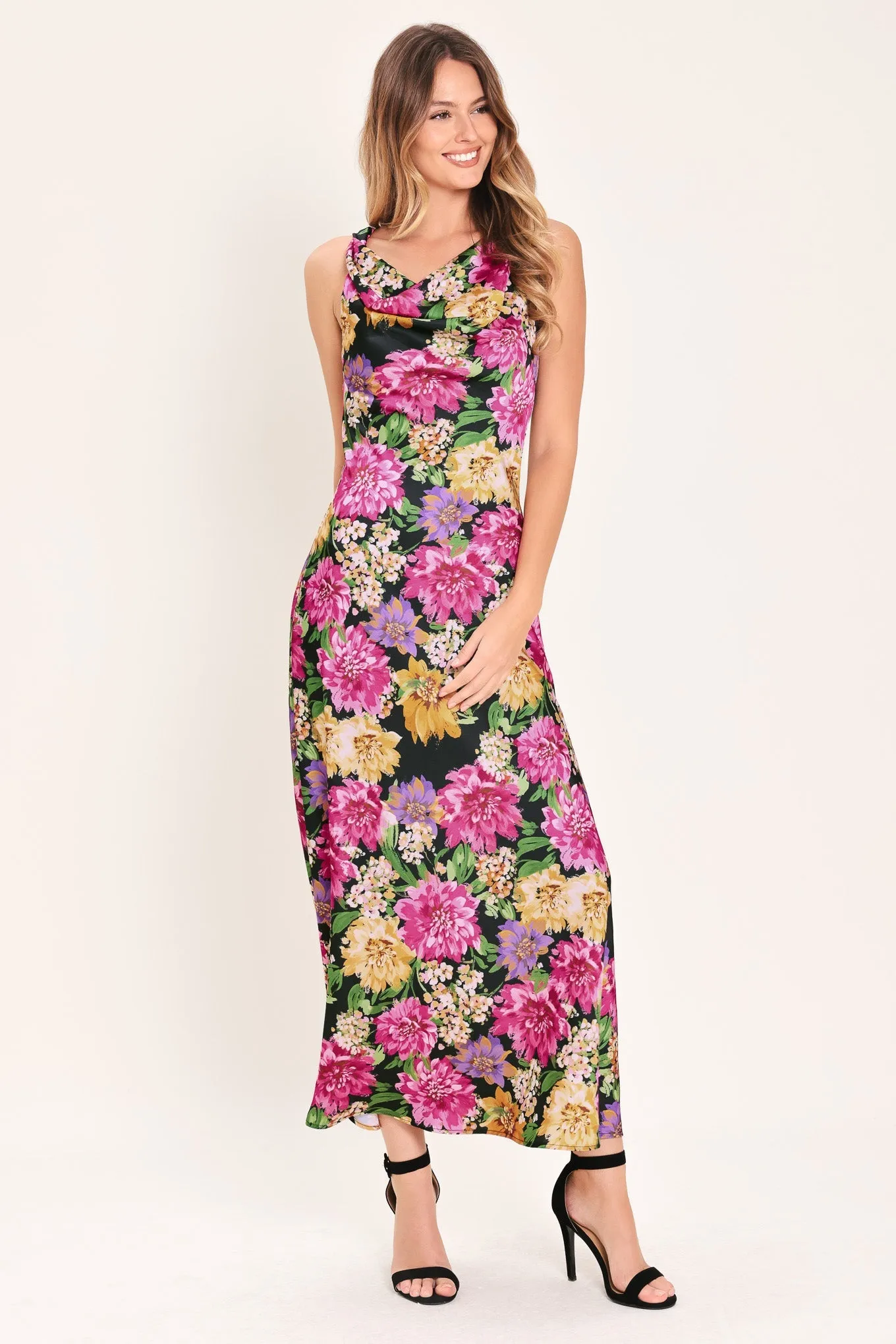 Midnight Garden Woven Midi Dress sold by Zulily product image thumbnail 4