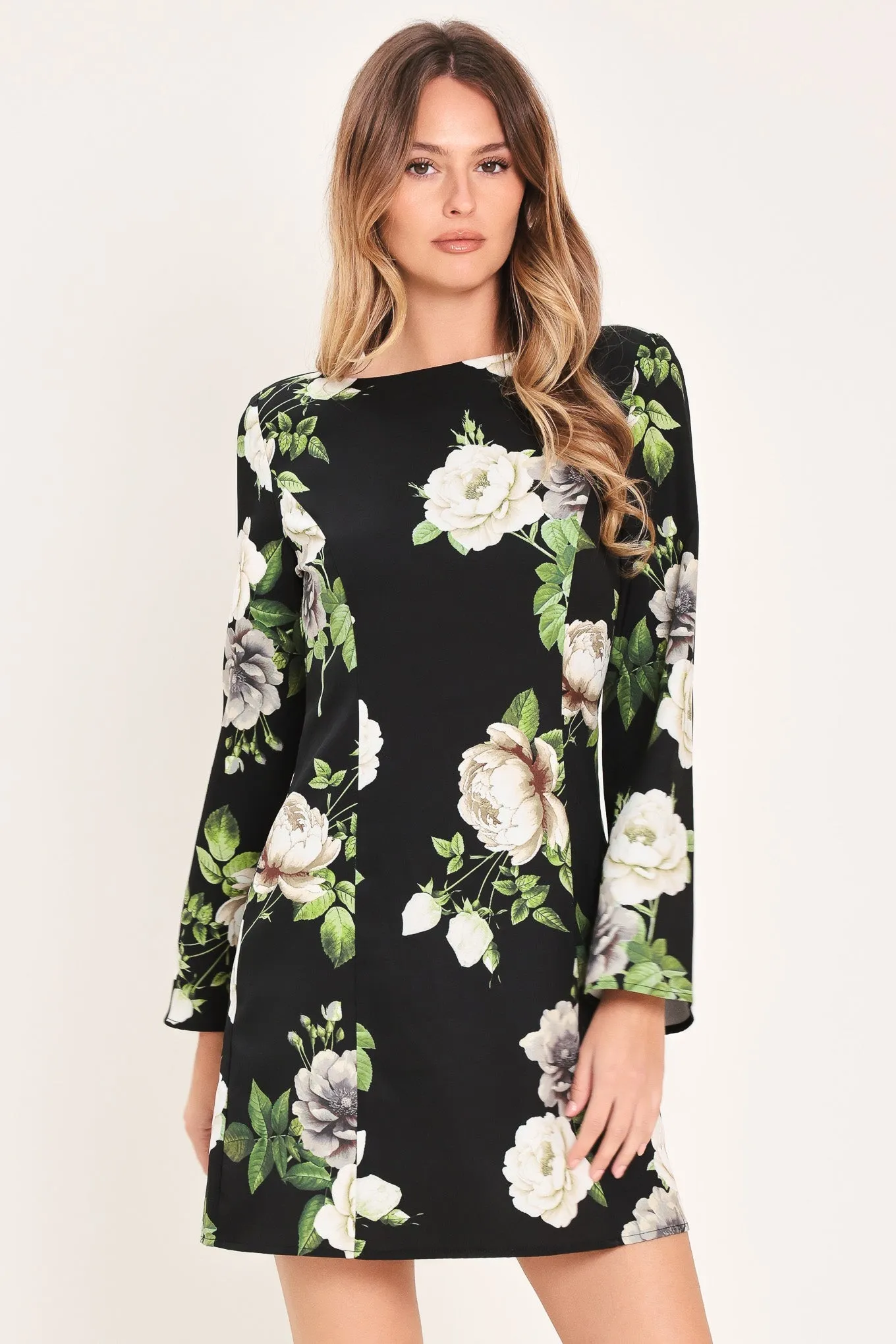 Whispering Roses Woven Mini Dress sold by Zulily product image thumbnail 3