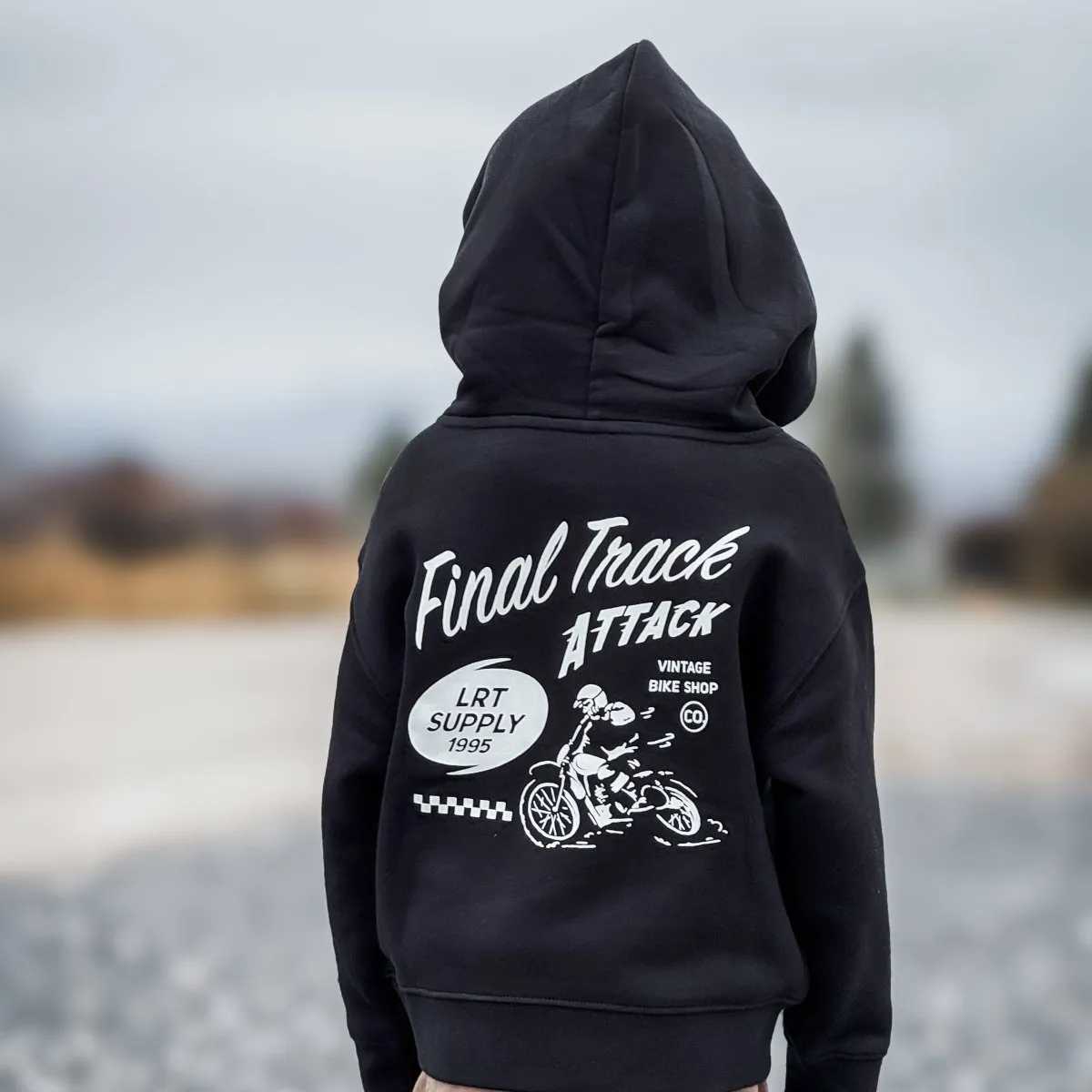 The Final Track Attack Hoodie - Recycled Black sold by Zulily product image thumbnail 4