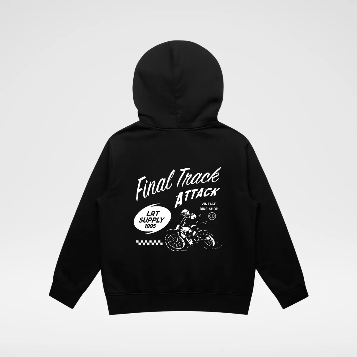 The Final Track Attack Hoodie - Recycled Black sold by Zulily product image thumbnail 2