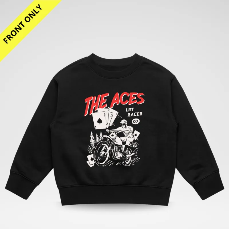 Aces Crewneck - Front Only made by Zulily