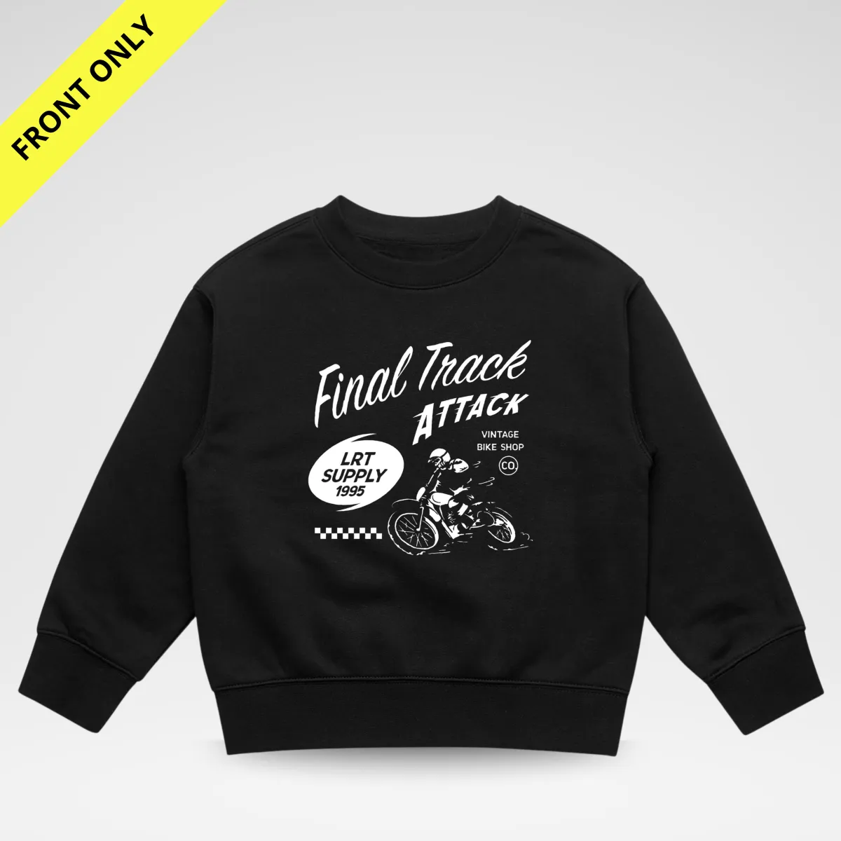 Final Track Attack Crewneck - Front Only sold by Zulily