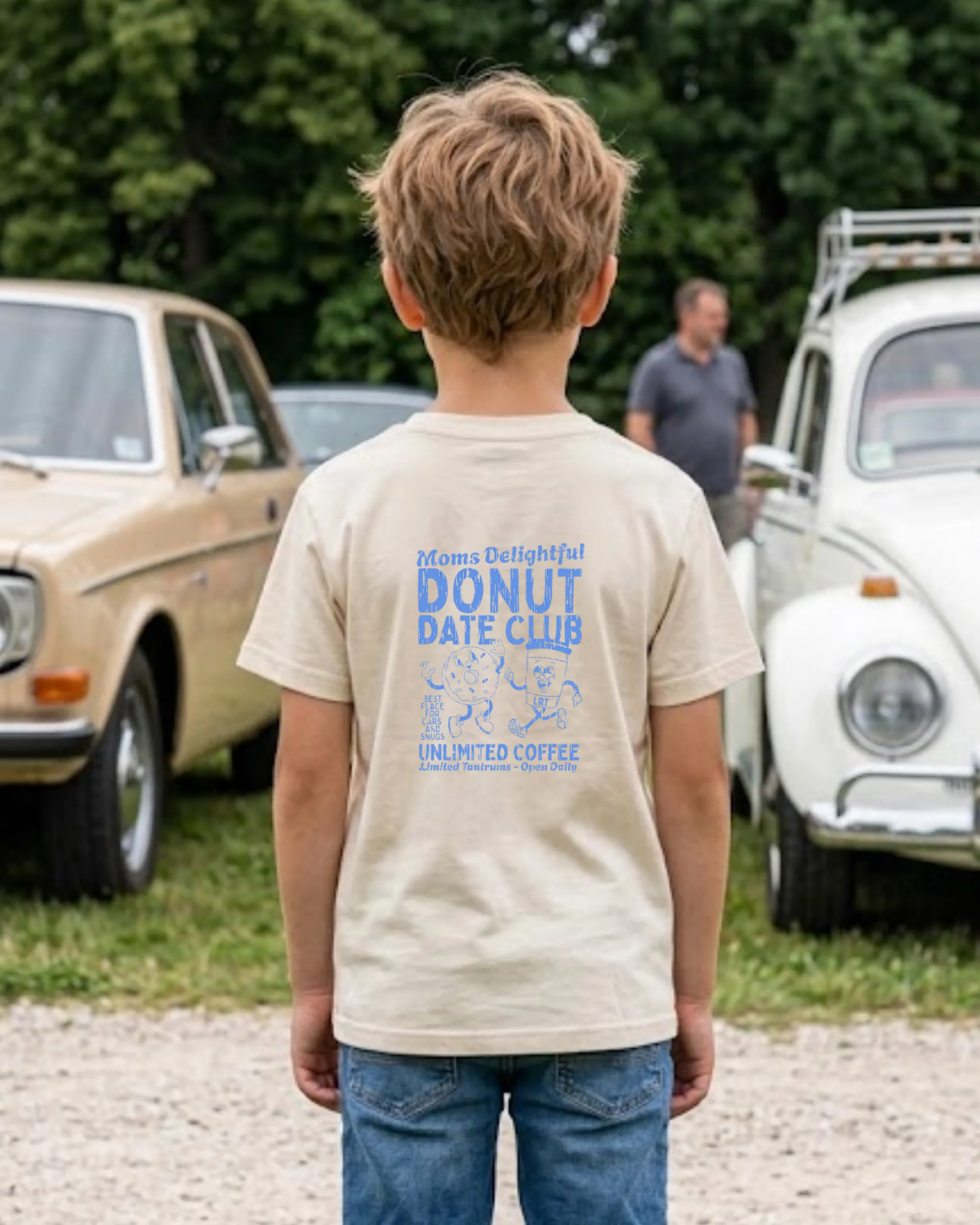 Moms Donut Date Club Tee - Cream sold by Zulily product image thumbnail 2