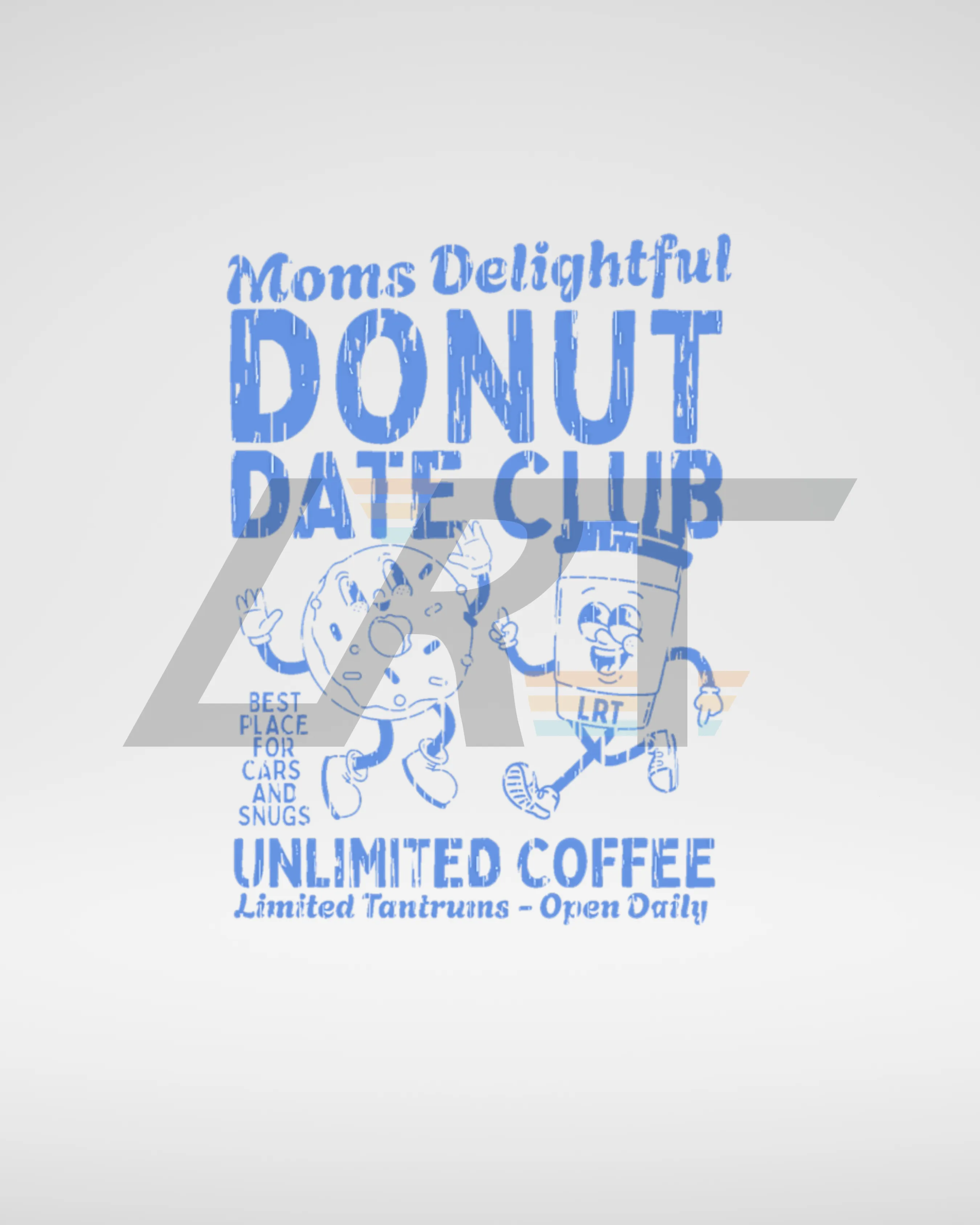 Moms Donut Date Club Tee - Cream sold by Zulily product image thumbnail 4