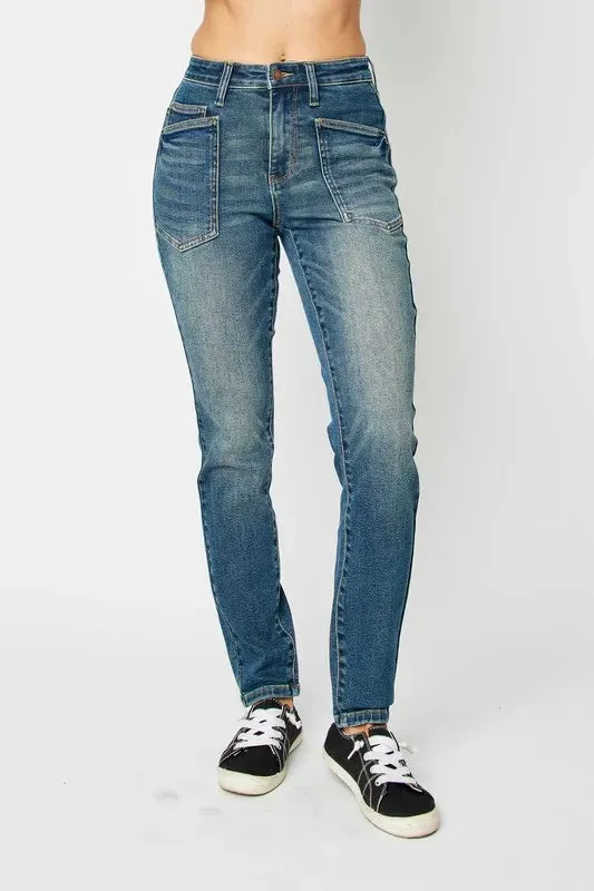 Judy Blue Full Size High Waist Skinny Jeans made by Zulily