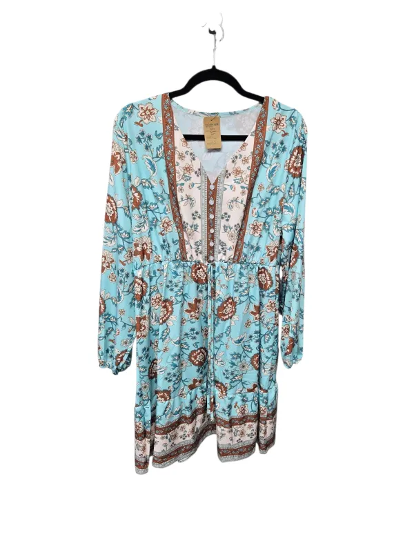 Boho Style Floral Midi Dress made by Zulily