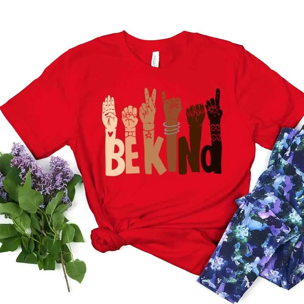 Be Kind T-Shirt – Positive Message Graphic Tee for Everyday Wear sold by Zulily product image thumbnail 3