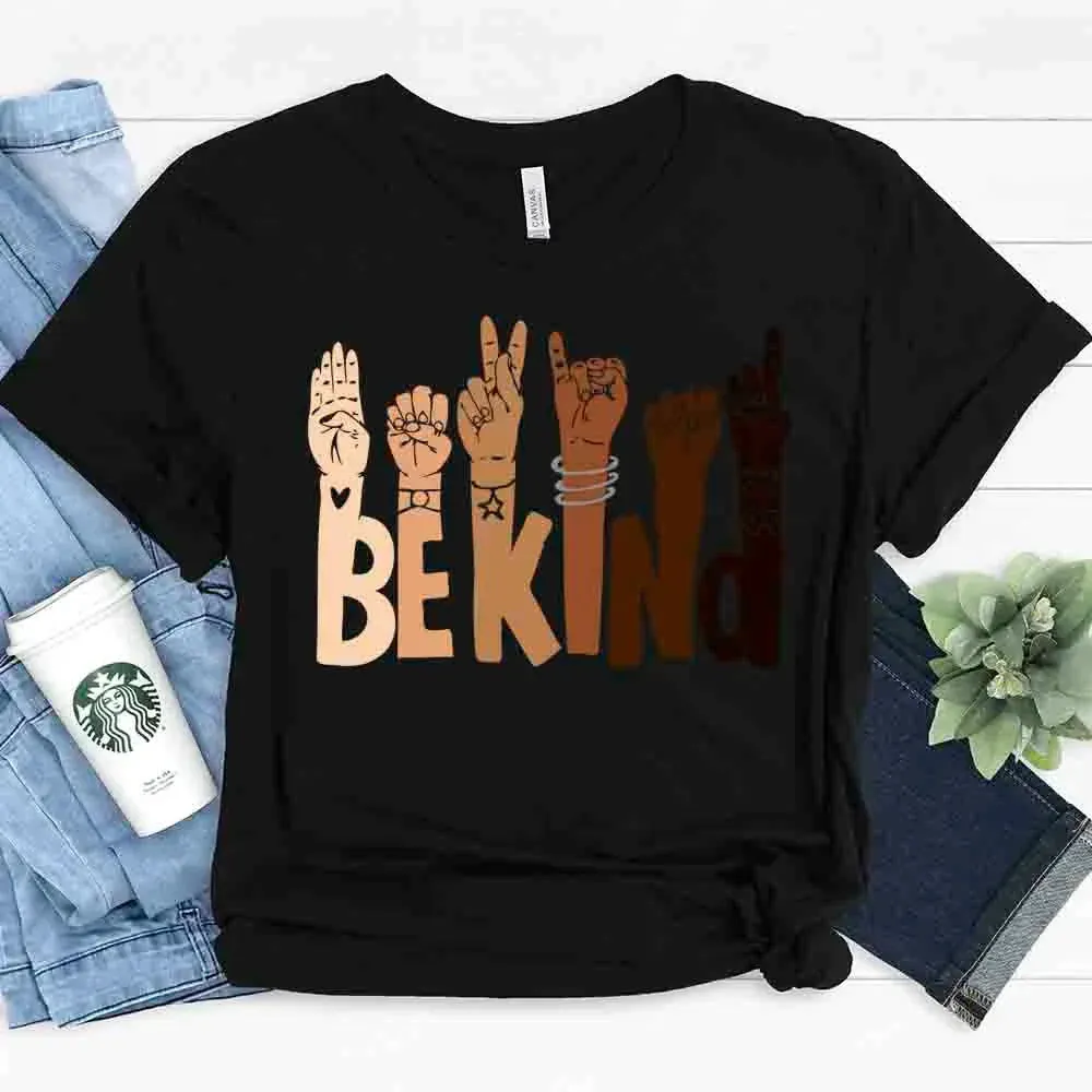 Be Kind T-Shirt – Positive Message Graphic Tee for Everyday Wear sold by Zulily product image thumbnail 4