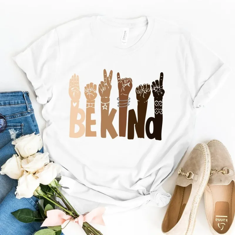 Be Kind T-Shirt – Positive Message Graphic Tee for Everyday Wear made by Zulily