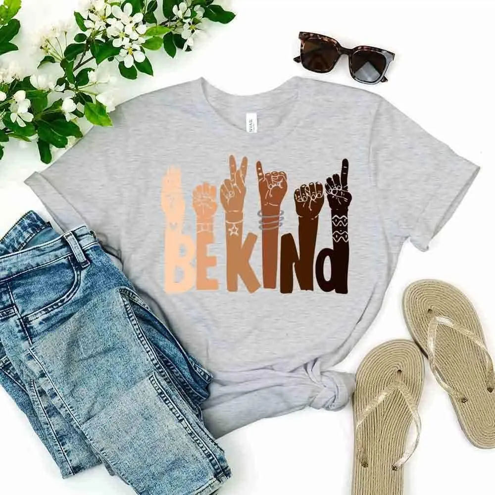 Be Kind T-Shirt – Positive Message Graphic Tee for Everyday Wear sold by Zulily product image thumbnail 5