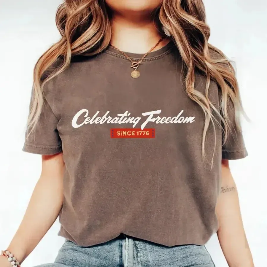4th of July T-Shirt – Celebrating Freedom Since 1776 Patriotic Tee sold by Zulily product image thumbnail 3